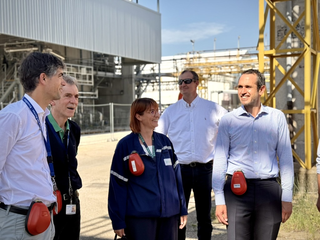 Pierre Jouvet sur un site industriel